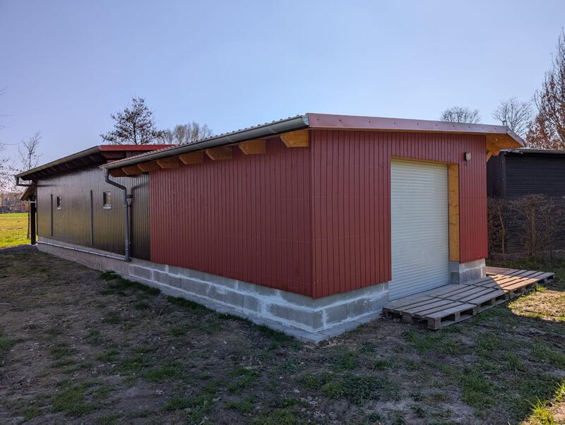 RB24_WL_Erweiterung der Remise auf dem Dorfplatz in Petershagen, Ortsteil Quetzen
